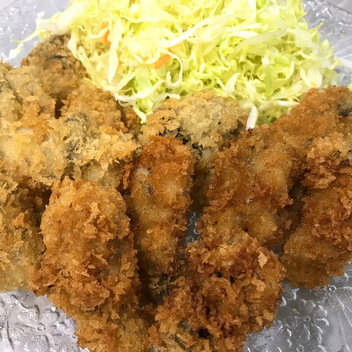 卵なし＊小麦粉液でカキフライ